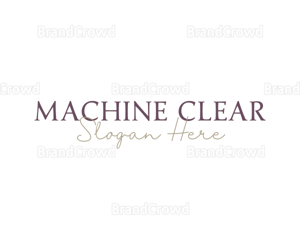 Simple Beauty Business Logo