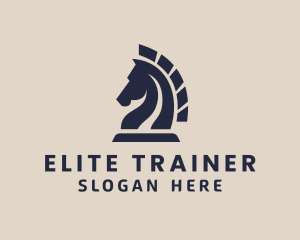 Strategist Horse Game  logo design