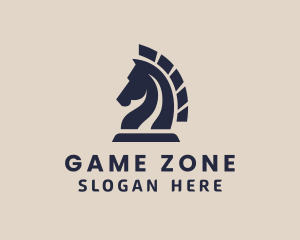 Strategist Horse Game  logo design