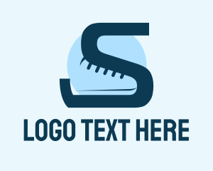 Letter S Shoe Sneaker Logo