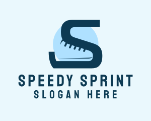 Sprint - Letter S Shoe Sneaker logo design