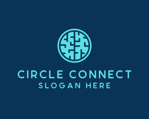 Circle - Tech Brain Circle logo design