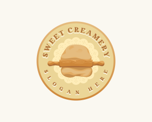 Bakery Dough Doily logo design