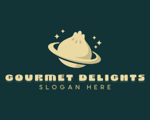 Planet Dumpling Dining logo design