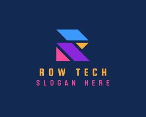 Business Startup Letter R logo design
