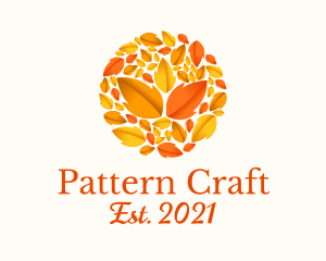 Autumn Leaves Pattern  logo design