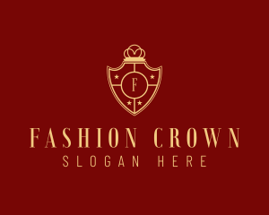 Crown Shield Royal logo design