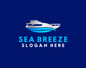 Sail Boat Yacht logo design