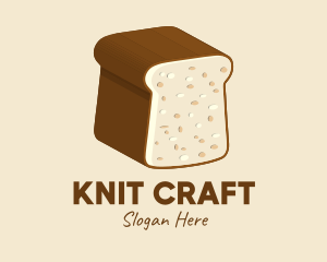 Wheat Bread Loaf  logo design