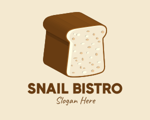 Wheat Bread Loaf  logo design