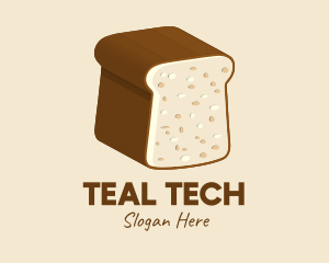 Wheat Bread Loaf  logo design