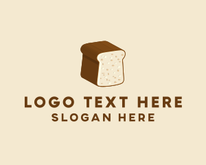 Bread - Wheat Bread Loaf logo design