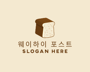 Wheat Bread Loaf  logo design