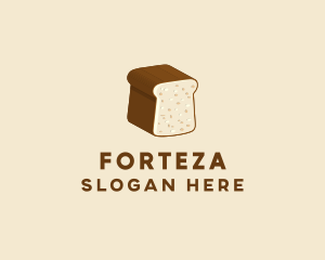 Wheat Bread Loaf  logo design