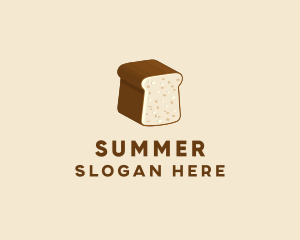 Wheat Bread Loaf  logo design