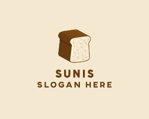 Wheat Bread Loaf  logo design