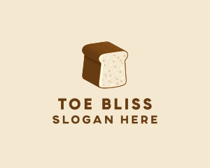 Wheat Bread Loaf  logo design