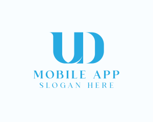 Letter Ud - Simple Generic Business Letter UD logo design