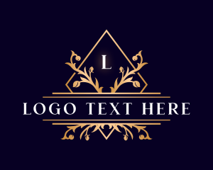 Diamond - Luxury Floral Diamond logo design