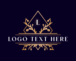 Jewelry - Luxury Floral Diamond logo design