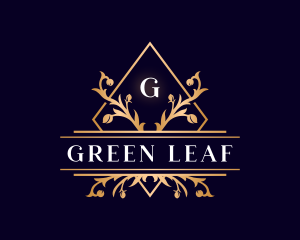 Luxury Floral Diamond logo design