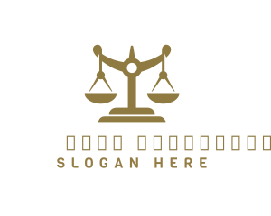 Justice - Legal Weighing Scale logo design