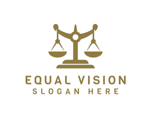 Equality - Legal Weighing Scale logo design