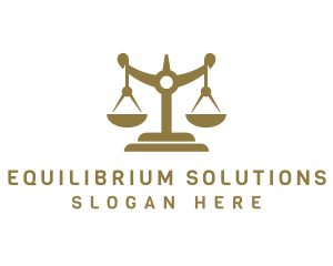 Balance - Legal Weighing Scale logo design