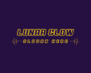 Heartbeat Glow Disco logo design