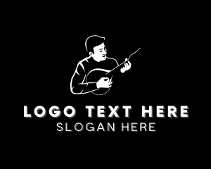 Concert - Musician Acoustic Guitarist logo design