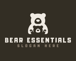 Grizzly Teddy Bear logo design