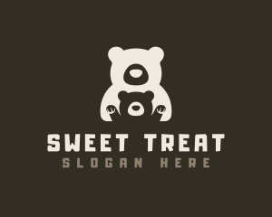 Grizzly Teddy Bear logo design