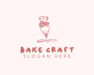 Icing Piping Bag logo design