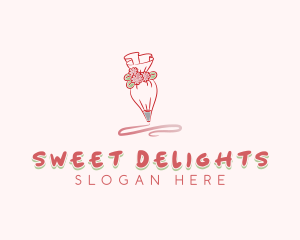 Icing Piping Bag logo design