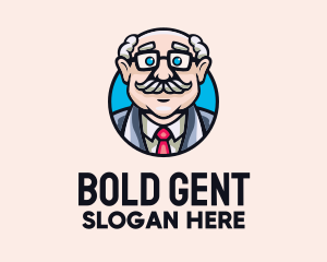 Old Bald Man logo design