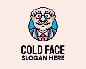 Old Bald Man logo design