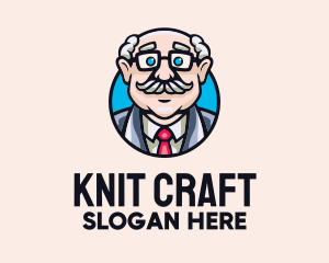 Old Bald Man logo design