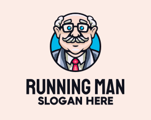 Old Bald Man logo design