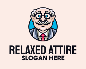 Old Bald Man logo design