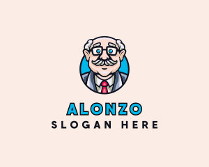 Old Bald Man logo design