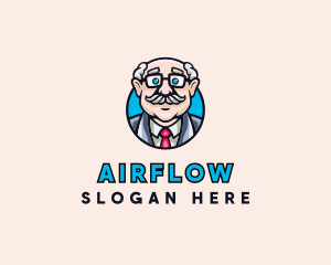 Old Bald Man logo design