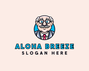 Old Bald Man logo design