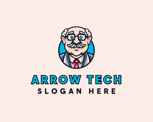 Old Bald Man logo design