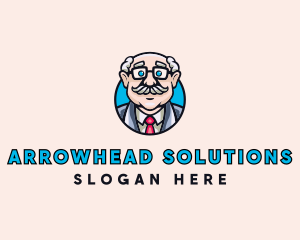 Old Bald Man logo design