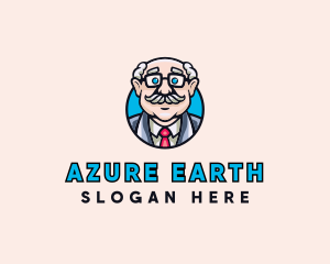 Old Bald Man logo design