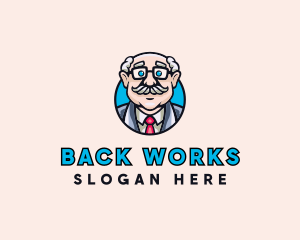 Old Bald Man logo design