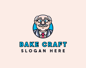 Old Bald Man logo design