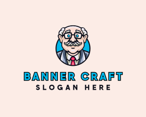 Old Bald Man logo design