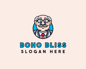 Old Bald Man logo design