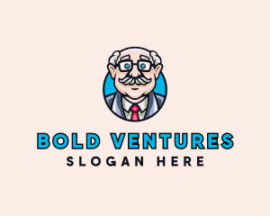 Old Bald Man logo design